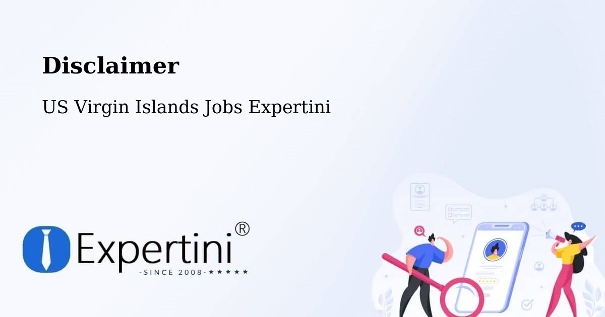 Disclaimer – Northcentral - US Virgin Islands Jobs Expertini